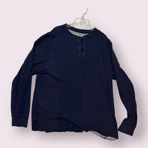 L.L.Bean Men’s River Driver’s Shirt XXL Tall Navy Blue